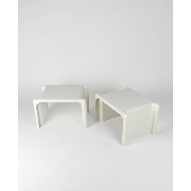 Stackable Side Tables by Giotto Stoppino for Elco, 1970s, Set of 2 For Sale - Image 10 of 10