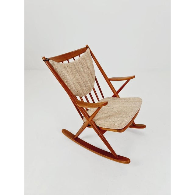 Danish Teak Rocking Chair by Frank Reenskaug for Bramin, 1960s For Sale - Image 5 of 18