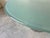 1980's Italian Postmodern Luigi Saccardo- Style Brushed Steel and Glass Top Round Dining Table/ Sold For Sale - Image 9 of 12