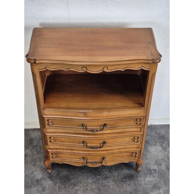 Neorustic Bedside Table in Cherrywood, in Very Good conditions.