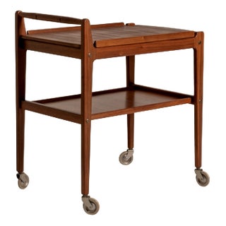Swedish Teak Trolley by Erik Gustafssons Möbelfabrik, 1950s For Sale