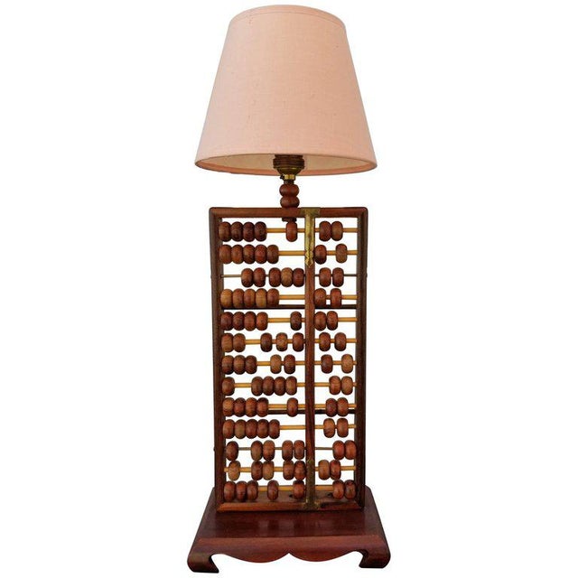 Abacus Table Lamp | Chairish