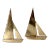 Mid Century Brass Sailboat Pair For Sale