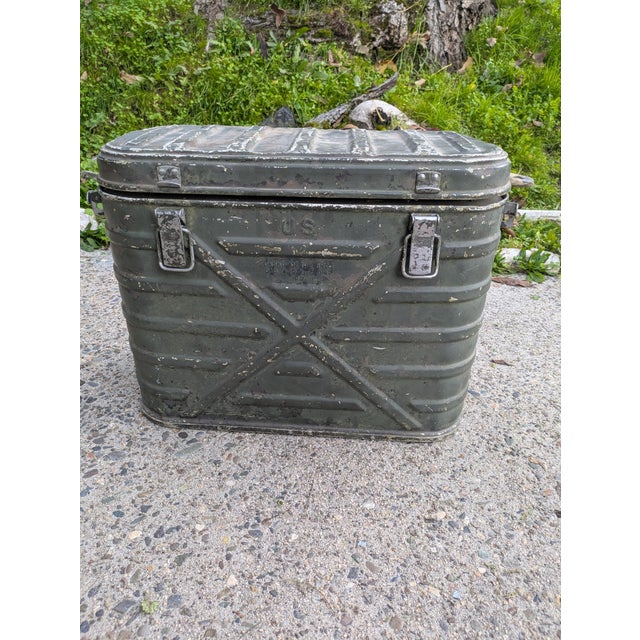 Vintage 1982 Us Army Mermite Insulated Food Storage Container For Sale - Image 11 of 12