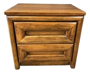 Mid-Century Oak Nightstand