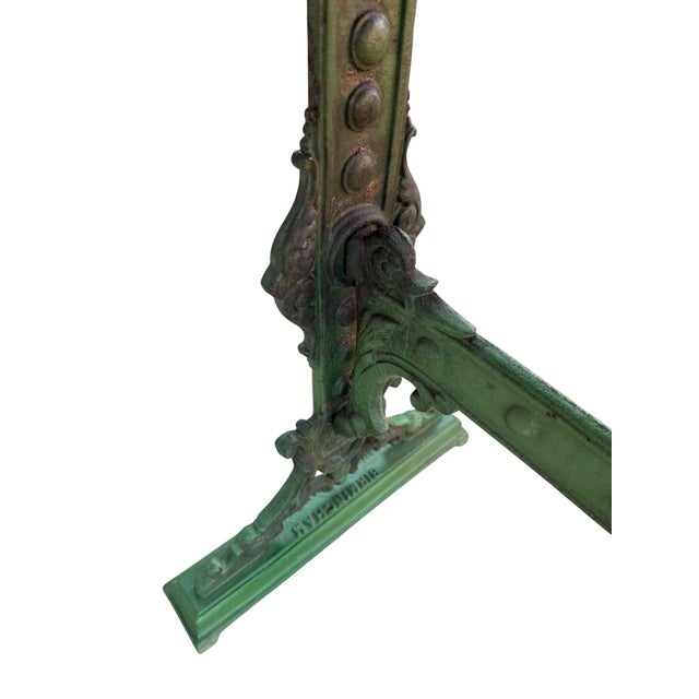 19th Century Ornate Cast Iron Side Table from Gaskell & Chambers For Sale - Image 9 of 16