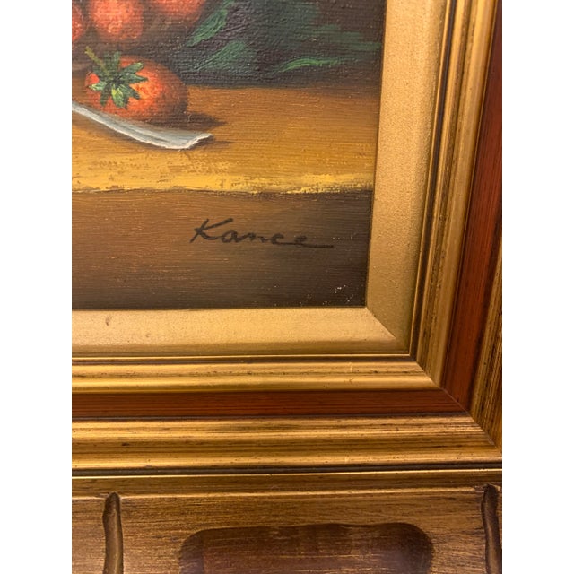1950s Vintage Still Life by W Kance For Sale - Image 5 of 11