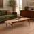 Contemporary 1950s Organic Modern Walnut & Travertine Floating Coffee Table by Bertha Schaefer Singer & Sons For Sale - Image 3 of 4