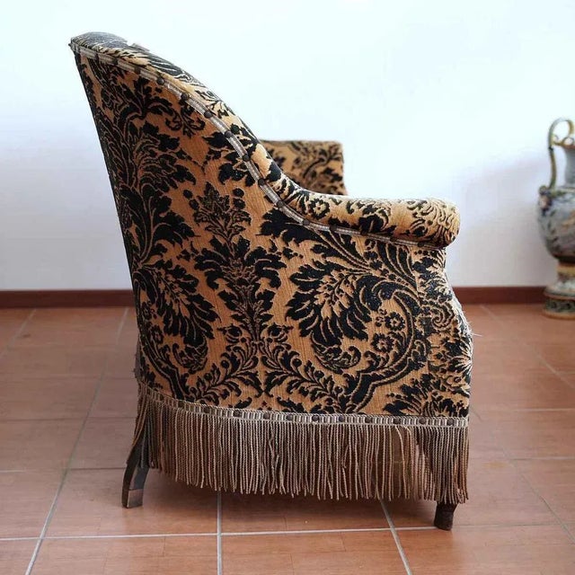 Sofa with Fringes, 1960s For Sale - Image 3 of 6