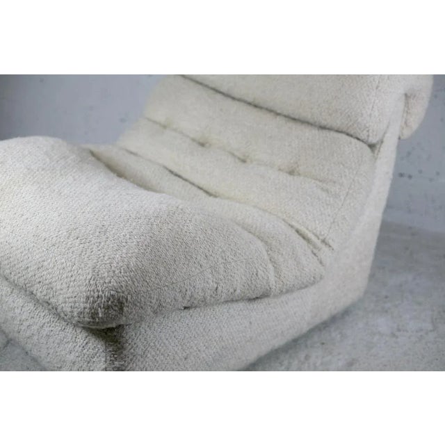 Space Age Wool Lounge Chair, France, 1970 For Sale - Image 10 of 18
