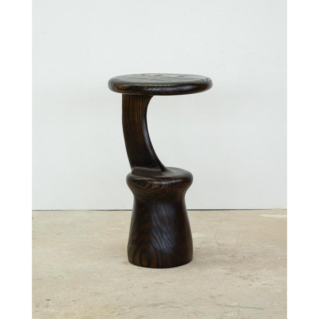 Not Yet Made - Made To Order Charred Red Oak Side Table by Alexander Knysch For Sale - Image 5 of 8
