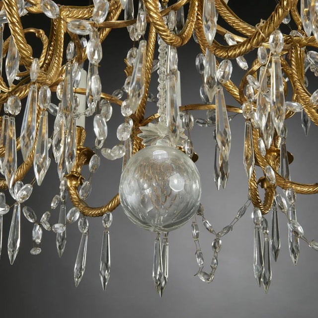 French French Louis XVI Style Chandelier For Sale - Image 3 of 6