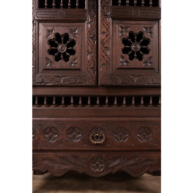 1800s French Breton Cabinet For Sale - Image 10 of 16