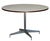 A Mid Century Modern Eames Style 4' Round Table with Formica Top and Metal Base. Kitchen table Height. A Classic MCM...