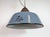 Industrial Grey Enamel and Cast Iron Pendant Light, 1960s For Sale - Image 9 of 17