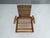 Set of Chair with Ottoman in Beech and Rattan from Úľuv, 1960s For Sale - Image 11 of 18