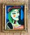 Mid-Century Modern Vintage Cubist Figurative Oil on Board After Picasso For Sale - Image 3 of 12