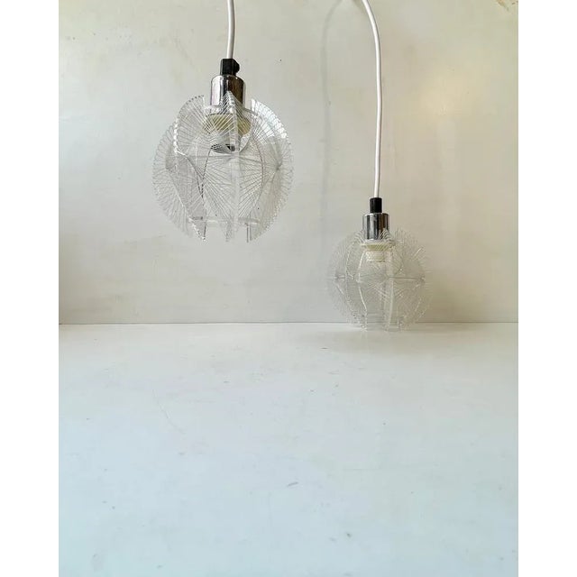 Mid-Century Modern Modern German Ceiling Lamps by Paul Secon for Sompex, 1970s, Set of 2 For Sale - Image 3 of 6