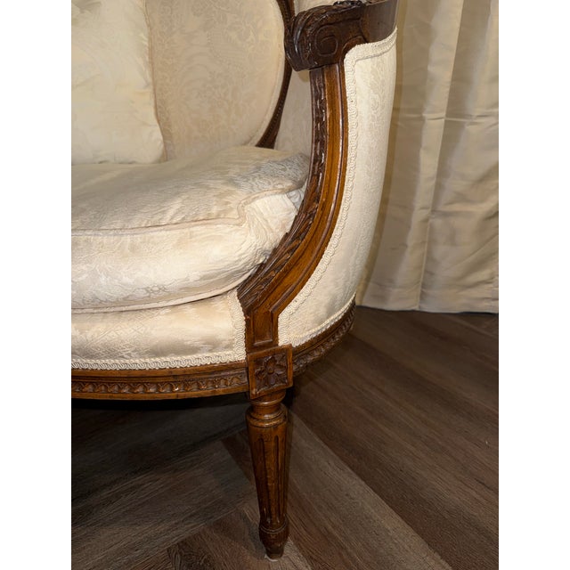 Mid 20th Century French Rococo Settee For Sale In Naples, FL - Image 6 of 8