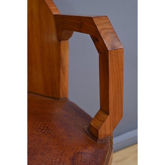 Vintage Art Deco Armchairs, 1910, Set of 6 For Sale - Image 16 of 18