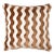Schumacher X Miles Redd The Wave 24" Pillow in Camel For Sale