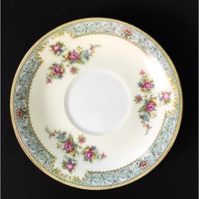 Monarch -Rosaline pattern -Hand painted with gold trim- fine porcelain tea set Made in occupied Japan -(1945-1952)...