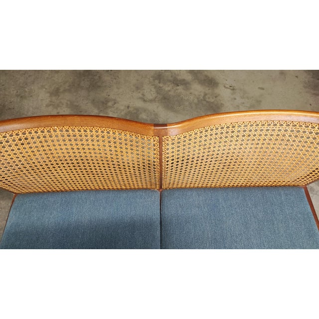 Vintage Scandinavian Two-Seater Bench by Søren Horn, 1960 For Sale - Image 4 of 11