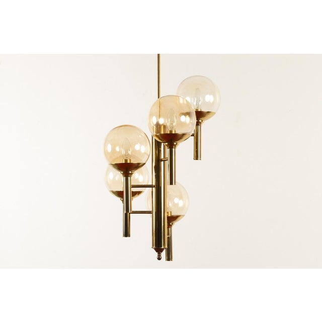 Scandinavian Modern Chandelier by Svend Mejlstrøm for Mejlstrøm Lighting, 1960s For Sale - Image 9 of 18