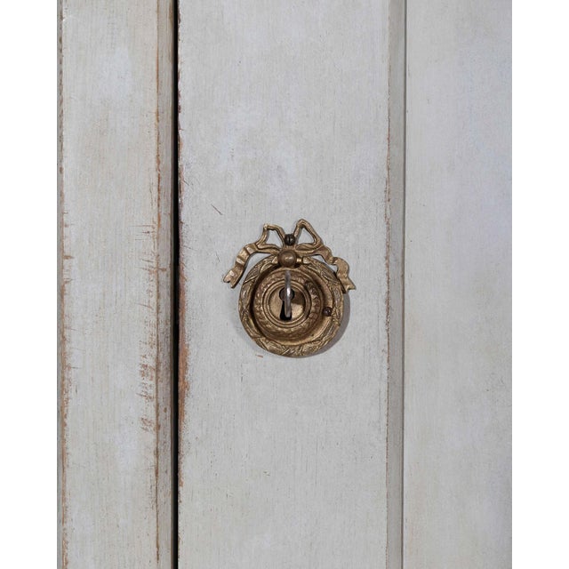 Swedish Painted Linen Closet with Shelves, Circa 1890 For Sale - Image 11 of 11