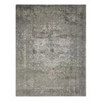 1990s Handwoven Transitional Area Rug 8x10 For Sale