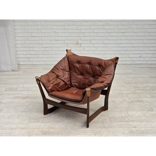 Norwegian Trega Lounge Chair by Tormod Alnaes, 1970s For Sale - Image 17 of 18