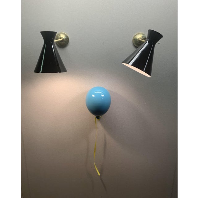 Mid-Century Modern Italian Sconces, Set of 2 For Sale - Image 6 of 6