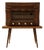 Vintage Art Deco Radio Gramophone Cabinet with Garrard R.C.72 Record Changer and Wooden Case, 1940s For Sale