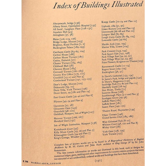 Traditional "The Architecture of John Nash" 1960 Davis, Terence For Sale - Image 3 of 18
