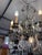 Metal Louis XV 9-Light Cage Chandelier with Crystal Drops For Sale - Image 7 of 9