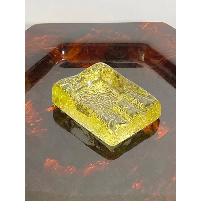 Hollywood Regency Bubble Glass Ashtray, France, 1970s For Sale - Image 3 of 8