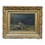 Antique Country Landscape With Three Ladies in a Carved Giltwood Frame For Sale