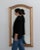 A mirror whose natural bleached oak frame, arched top gives it real character at first glance. Dating to 1900s and...