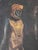 Black Walt Morton “Zombie Painting” 1995 Oil Study, Surreal, Dead Astronaut, 24x36 For Sale - Image 8 of 15