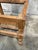 Brown Vintage French Rush Seat Back Oak Dining Chairs Set of Four Bleached Farmhouse For Sale - Image 8 of 17