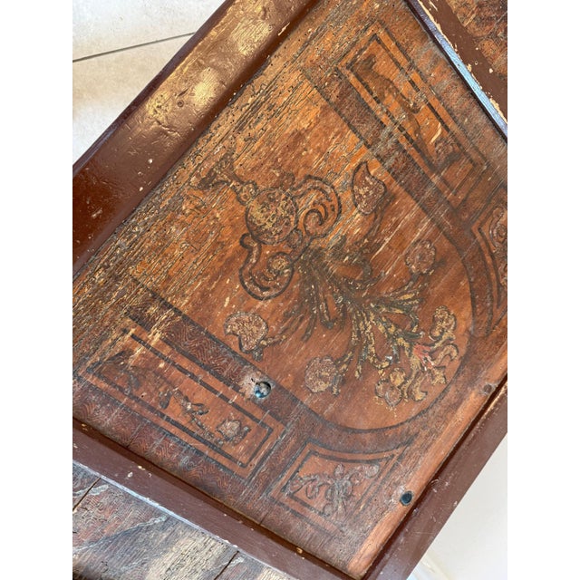 Biedermeier Hand-Painted Chest in Wood For Sale - Image 4 of 13