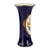 Tall vase from the Meissen manufactory. A tall vase is round in cross section, with a narrowing of the body in the middle...