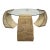 Faux Travertine Coffee Table by Magnussen Home For Sale