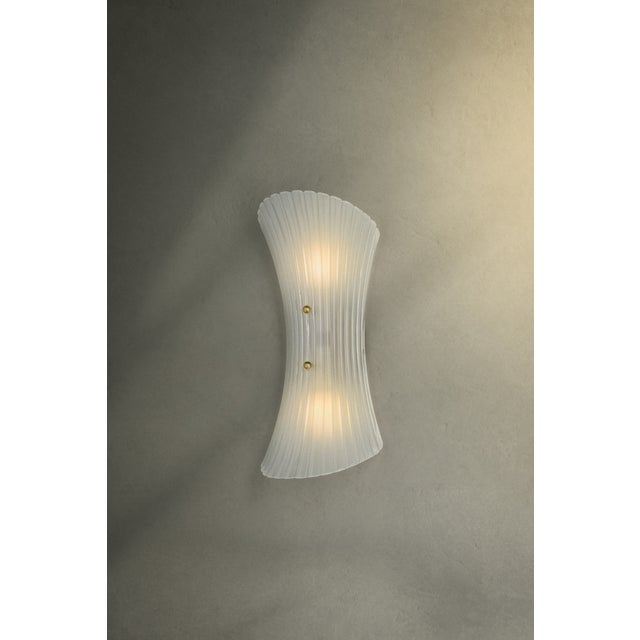 Mitzi Esmae 7 in. 2 Light Wall Sconce in Aged Brass Finish For Sale - Image 10 of 13