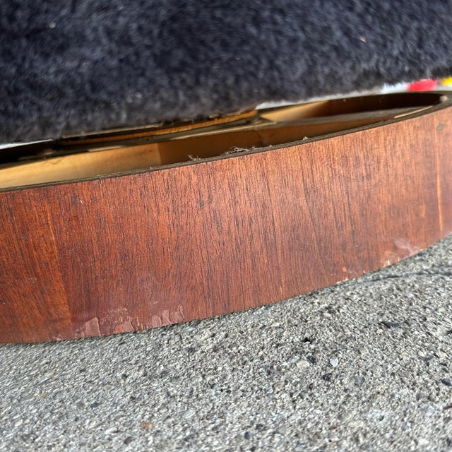 Adrian Pearsall for Craft Associates Tall Back Swivel Lounge Chair Mid-Century Modern For Sale - Image 9 of 10