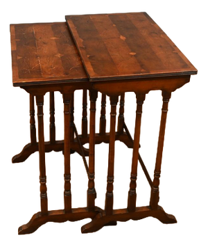 Edwardian Mahogany Occasional Tables, 1900s, 1890s, Set of 3