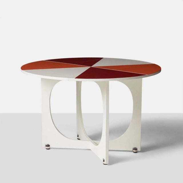Mid-Century Modern Gio Ponti Drop Leaf Apta Table For Sale - Image 3 of 9