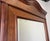 Wood Antique French Style Carved Walnut Wardrobe with Mirror For Sale - Image 7 of 16