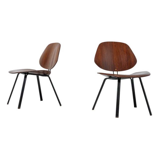 Italian P31 Chairs by Osvaldo Borsani for Tecno, 1957, Set of 2 For Sale