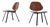Italian P31 Chairs by Osvaldo Borsani for Tecno, 1957, Set of 2 For Sale